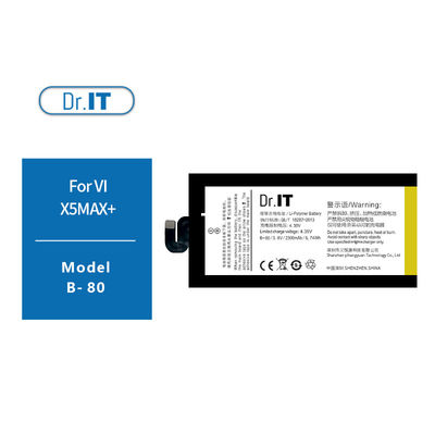 OEM B 80 X5 MAX Vivo Phone Battery 2660mAh Dual IC Protection