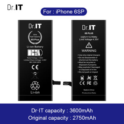 3600mAh Iphone 6s Plus Battery Replacement Rechargeable A+ Grade